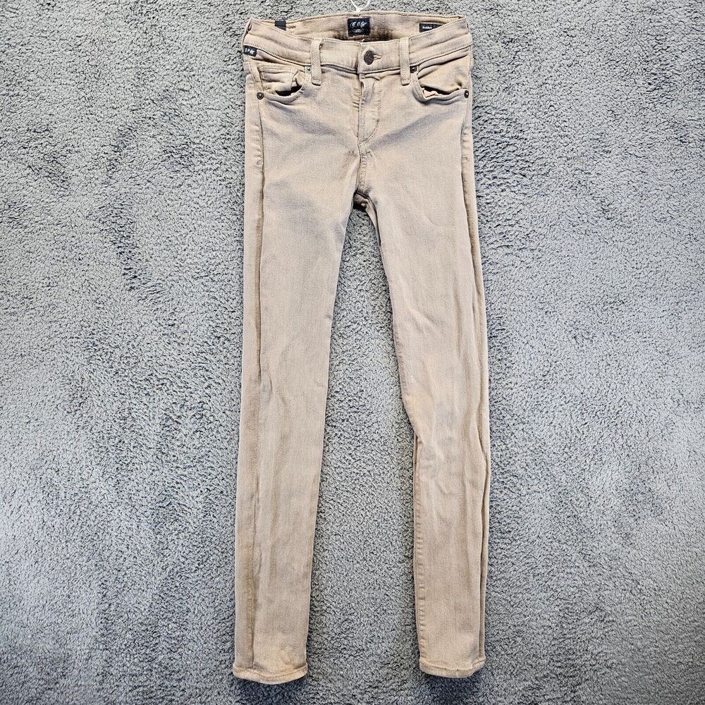 Citizens Of Humanity Avedon Jeans Womens Size 27 Brown Slick Skinny‎ Leg